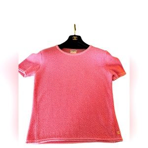 Authentic pink Chanel top size 40